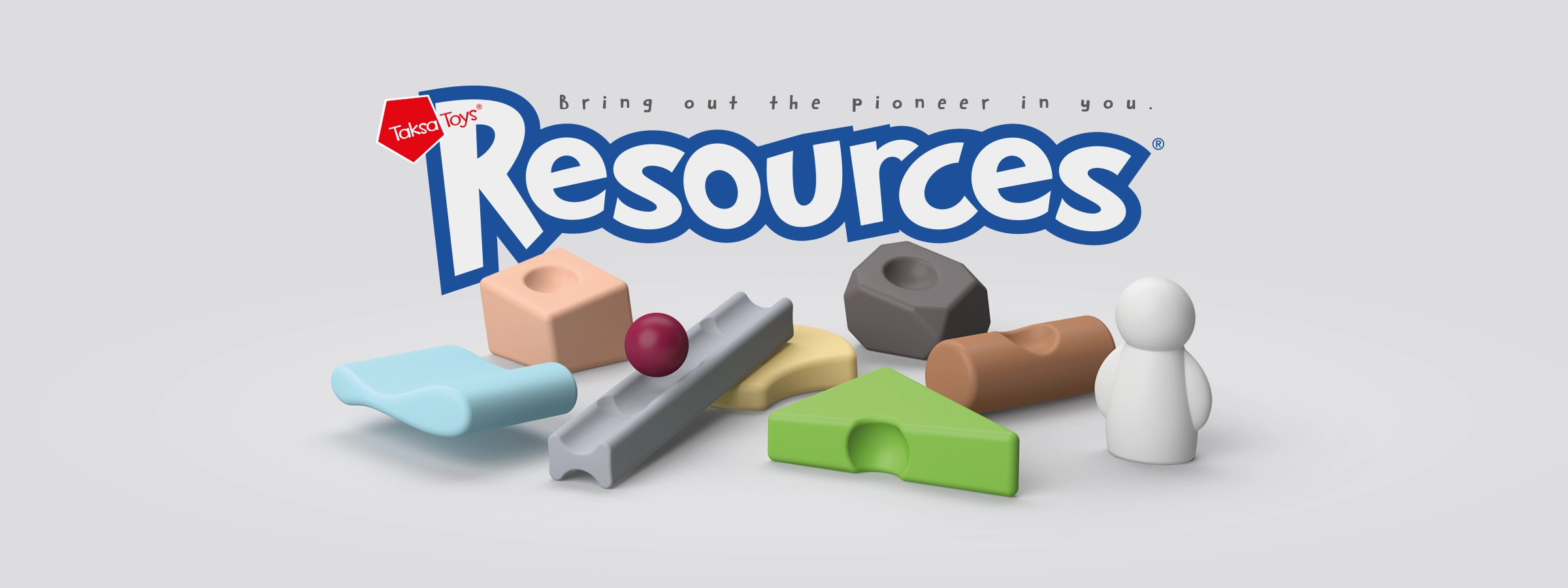 ของเล่นตัวต่อปลายเปิด Resources® จาก TaksaToys สำหรับการสำรวจสมดุล โครงสร้าง และจินตนาการ